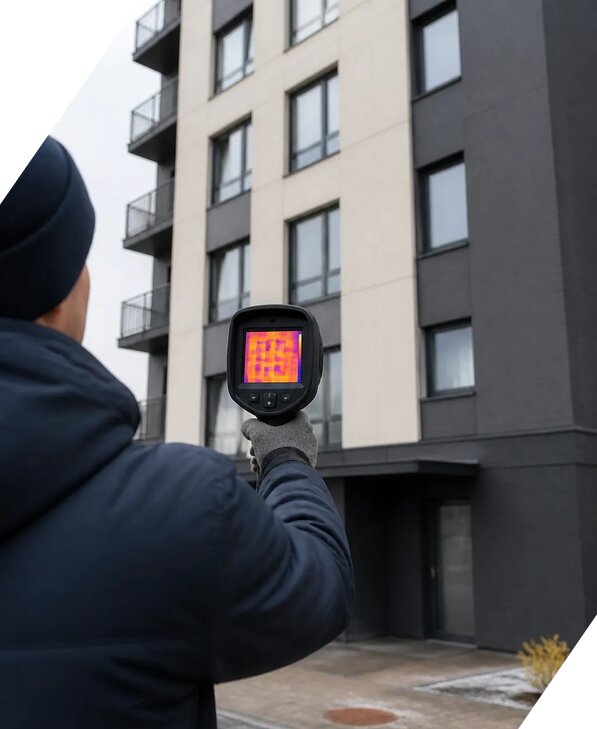 Тепловизионное обследование зданий в Химках от 5184 р. | ЭкспертизаРоссия